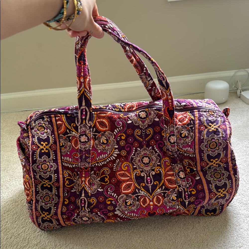Large Vera Bradley duffle bag